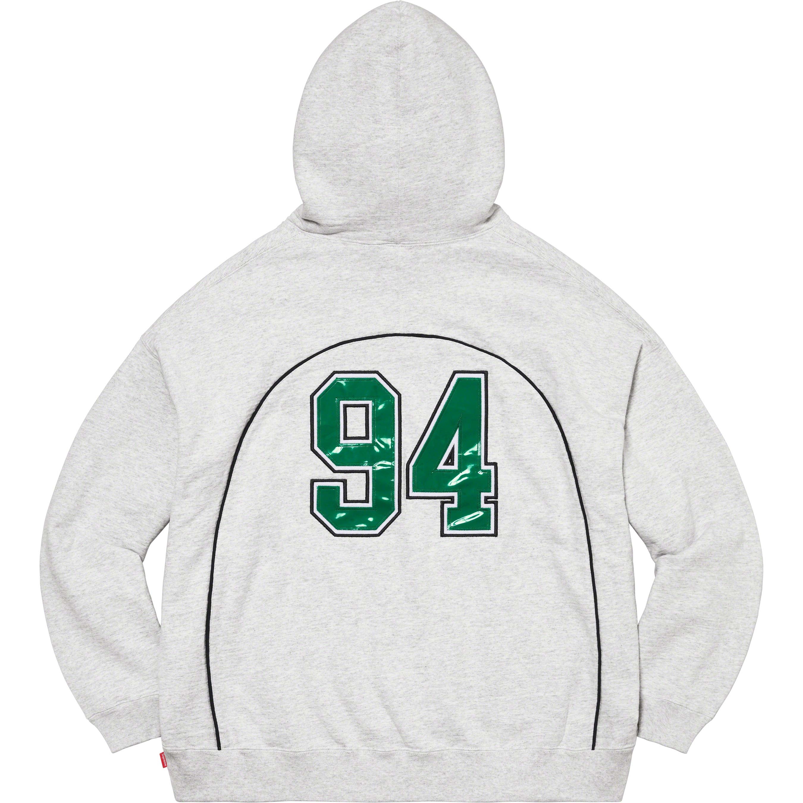Boxy Piping Arc Hooded Sweatshirt view 7